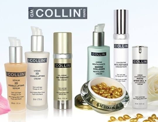 GM Collin skincare products