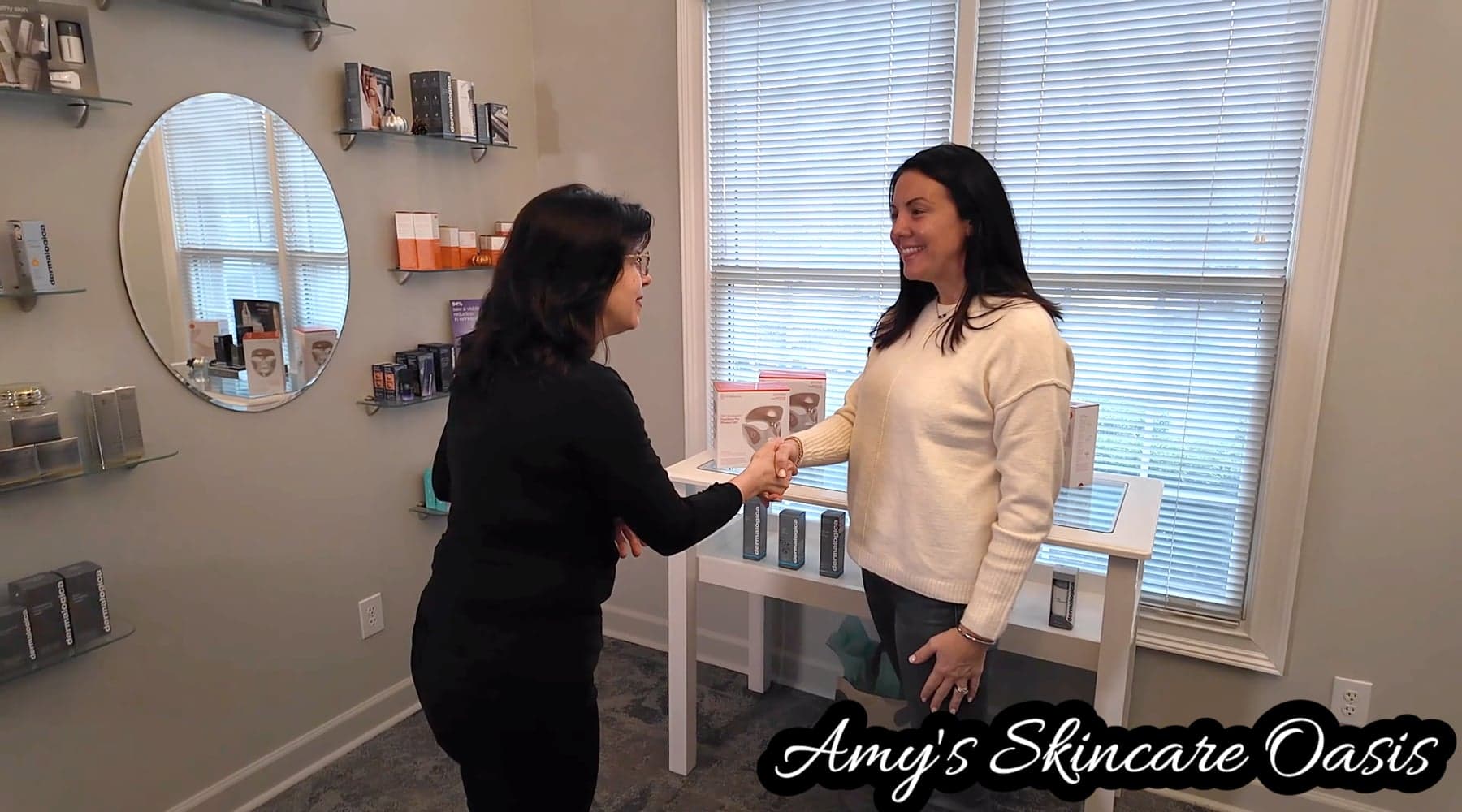 Warm welcome at Amy's Skincare Oasis